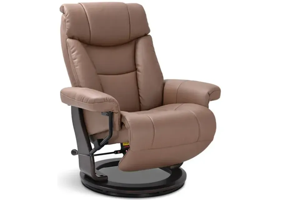 Ernie Swivel Recliner - Cocoa