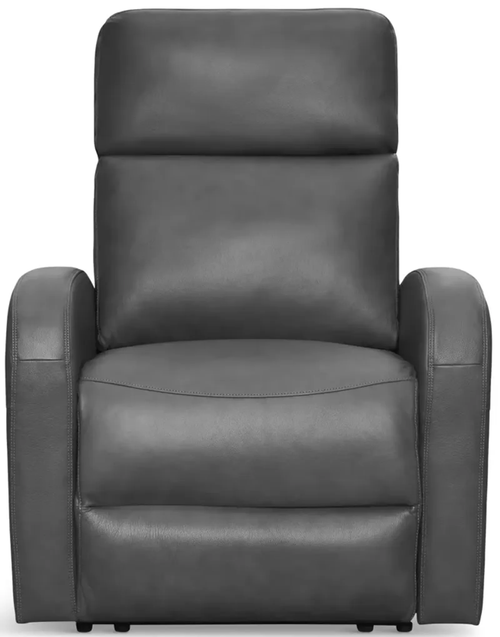 Quincy Leather Zero Gravity Power Recliner - Charcoal