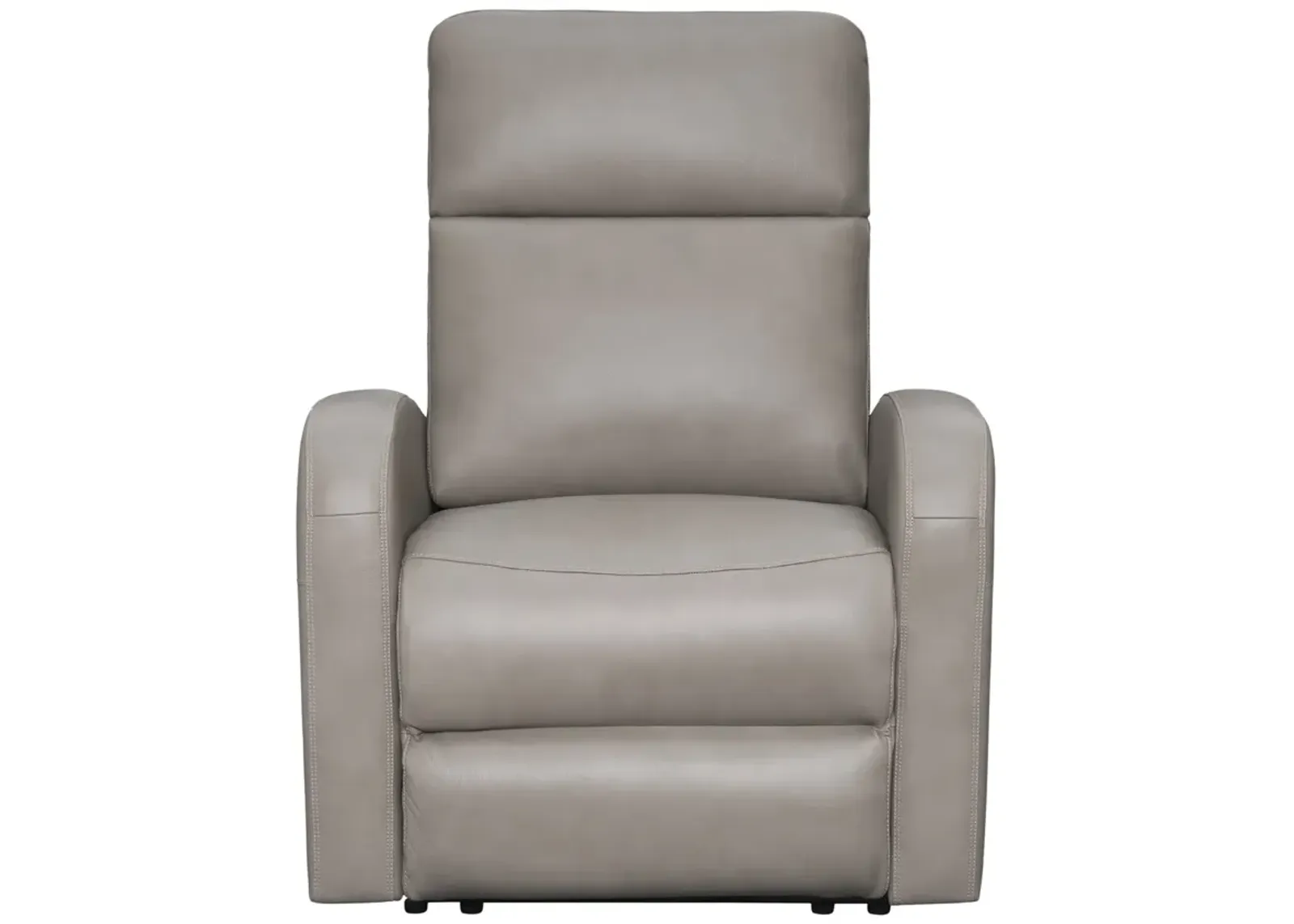 Quincy Leather Zero Gravity Power Recliner - Taupe