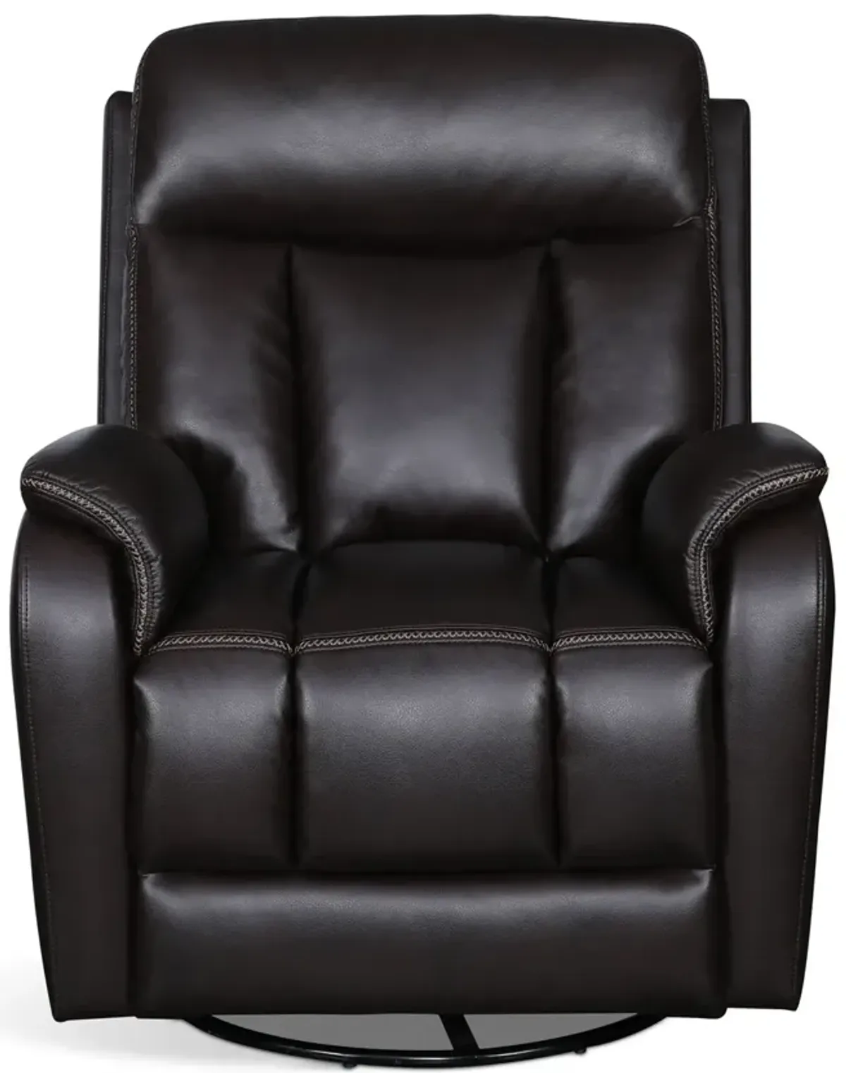 Silas Swivel Glider Recliner - Chocolate