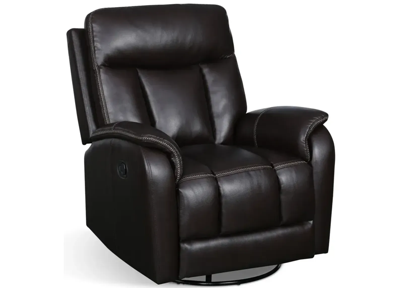 Silas Swivel Glider Recliner - Chocolate