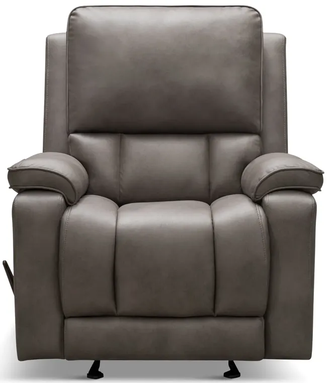 Alvin Glider Recliner - Grey