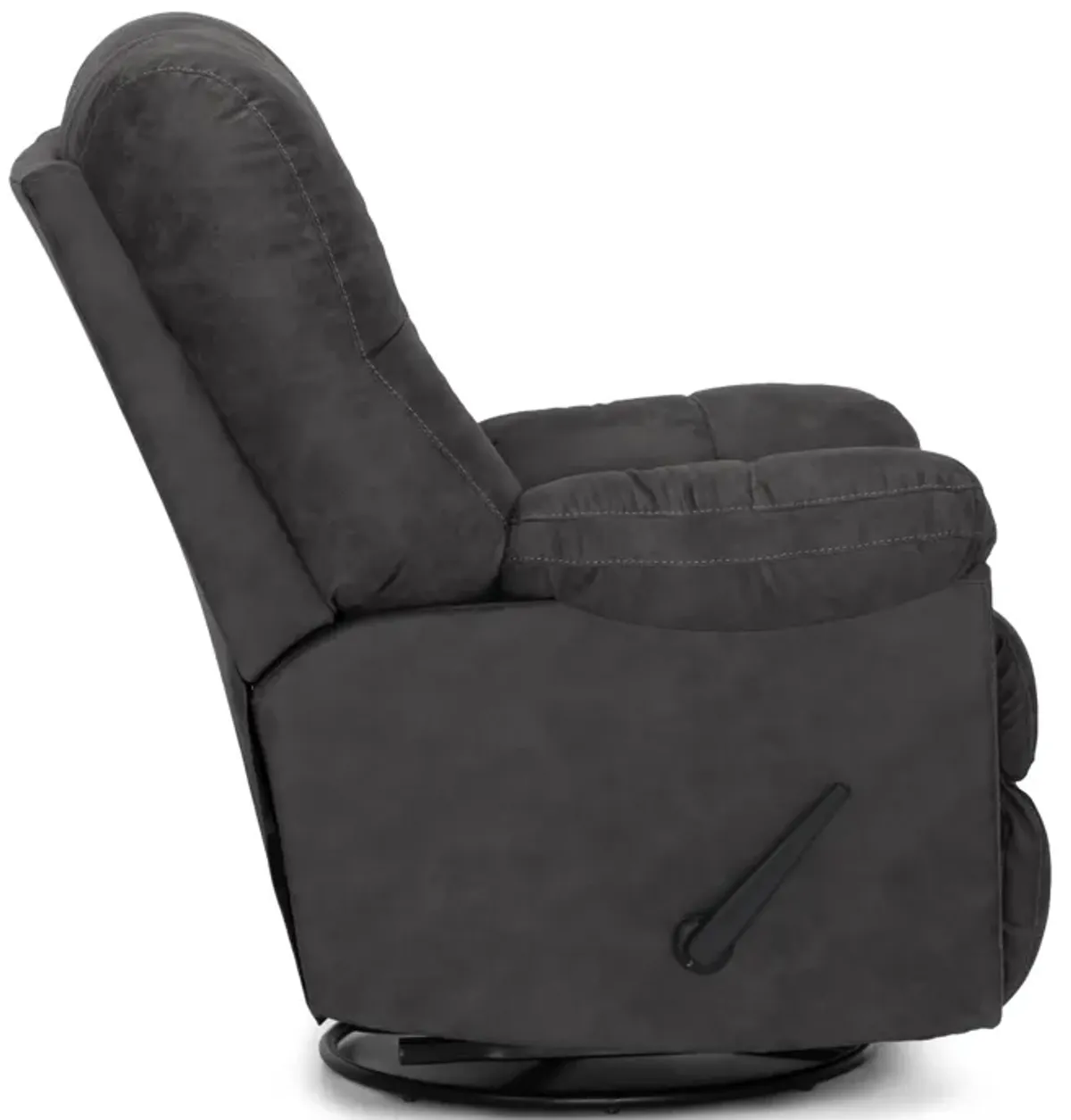 Roxie Swivel Rocker Recliner - Slate