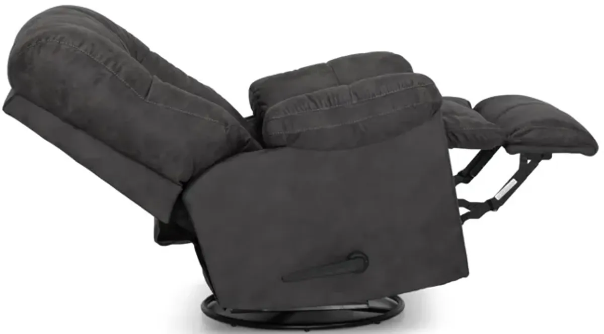 Roxie Swivel Rocker Recliner - Slate