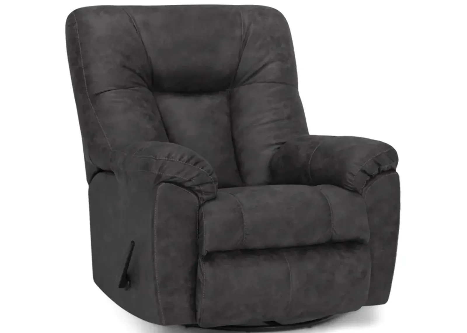 Roxie Swivel Rocker Recliner - Slate