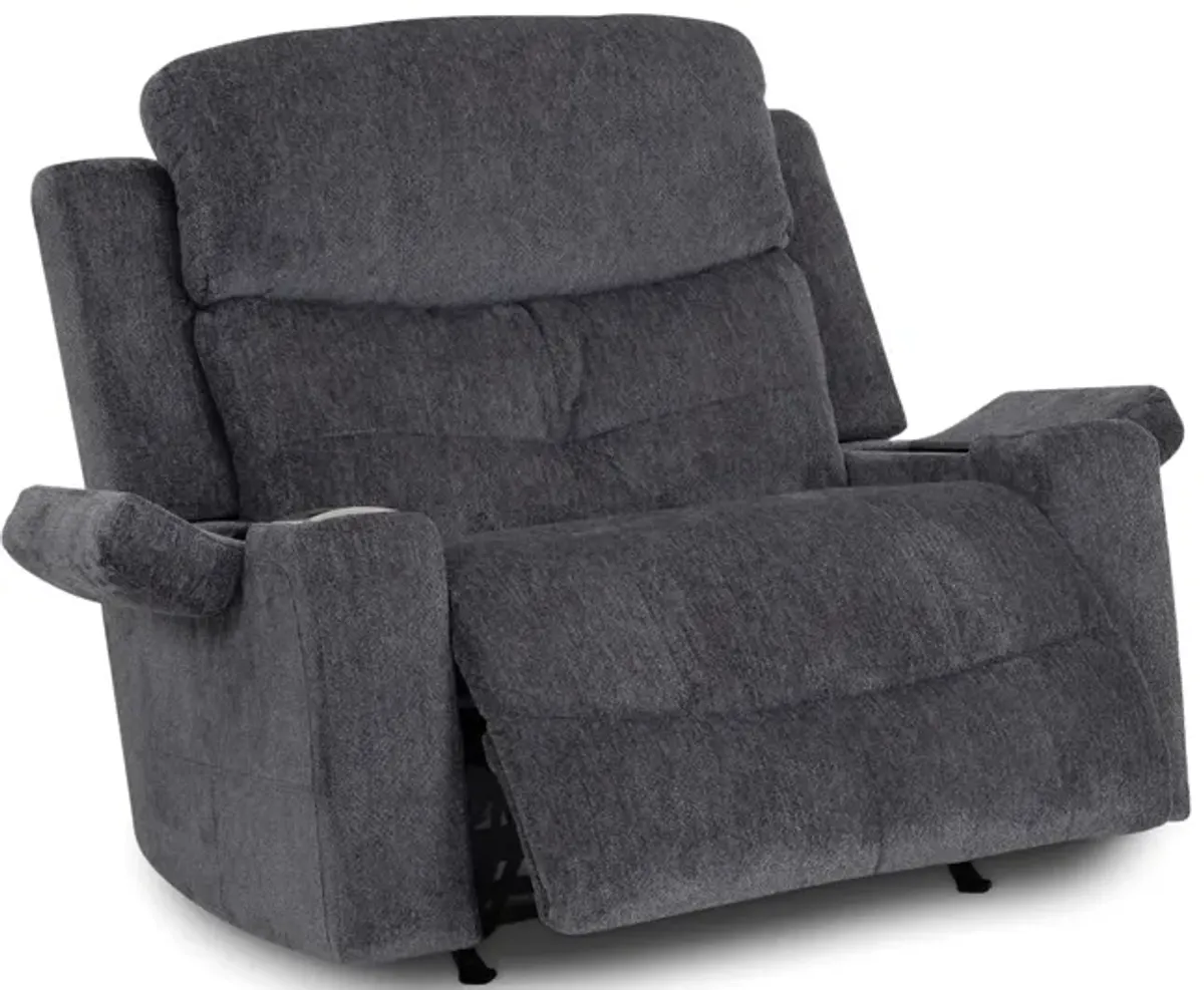 Paxton Power Rocker Recliner - Storm