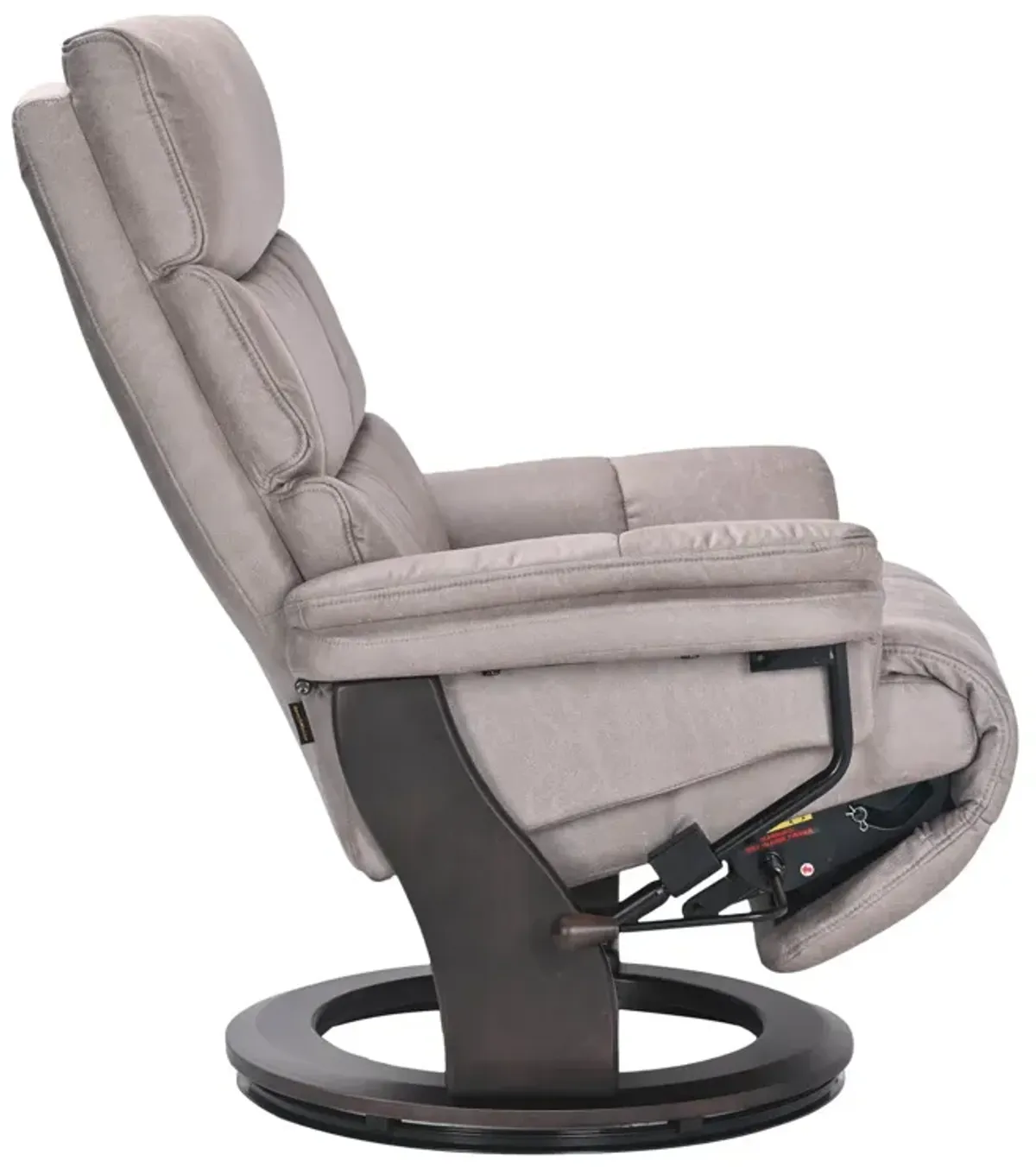 Oscar Swivel Recliner - Grey