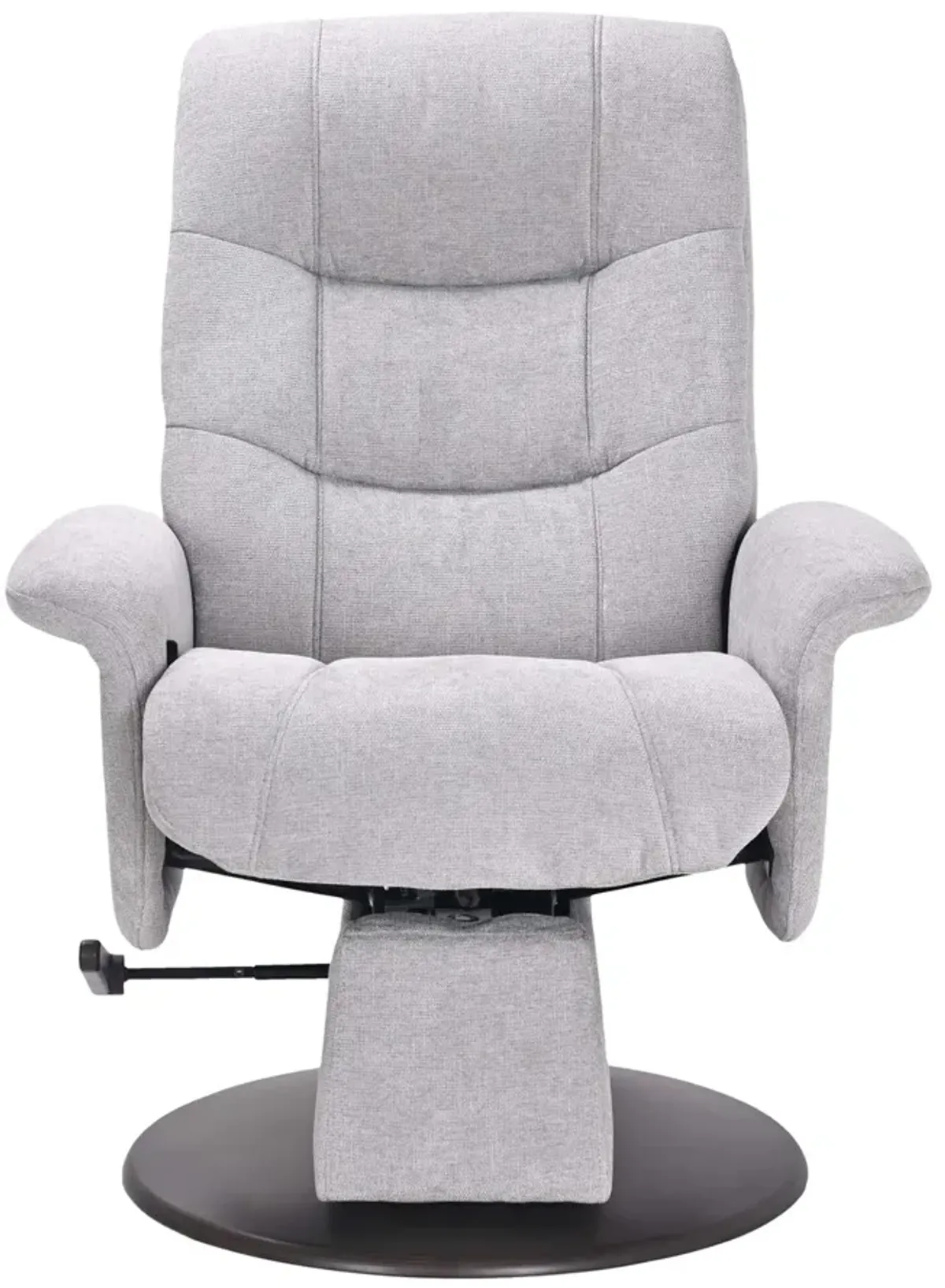 Dawn Swivel Glider Recliner   Ottoman - Cement