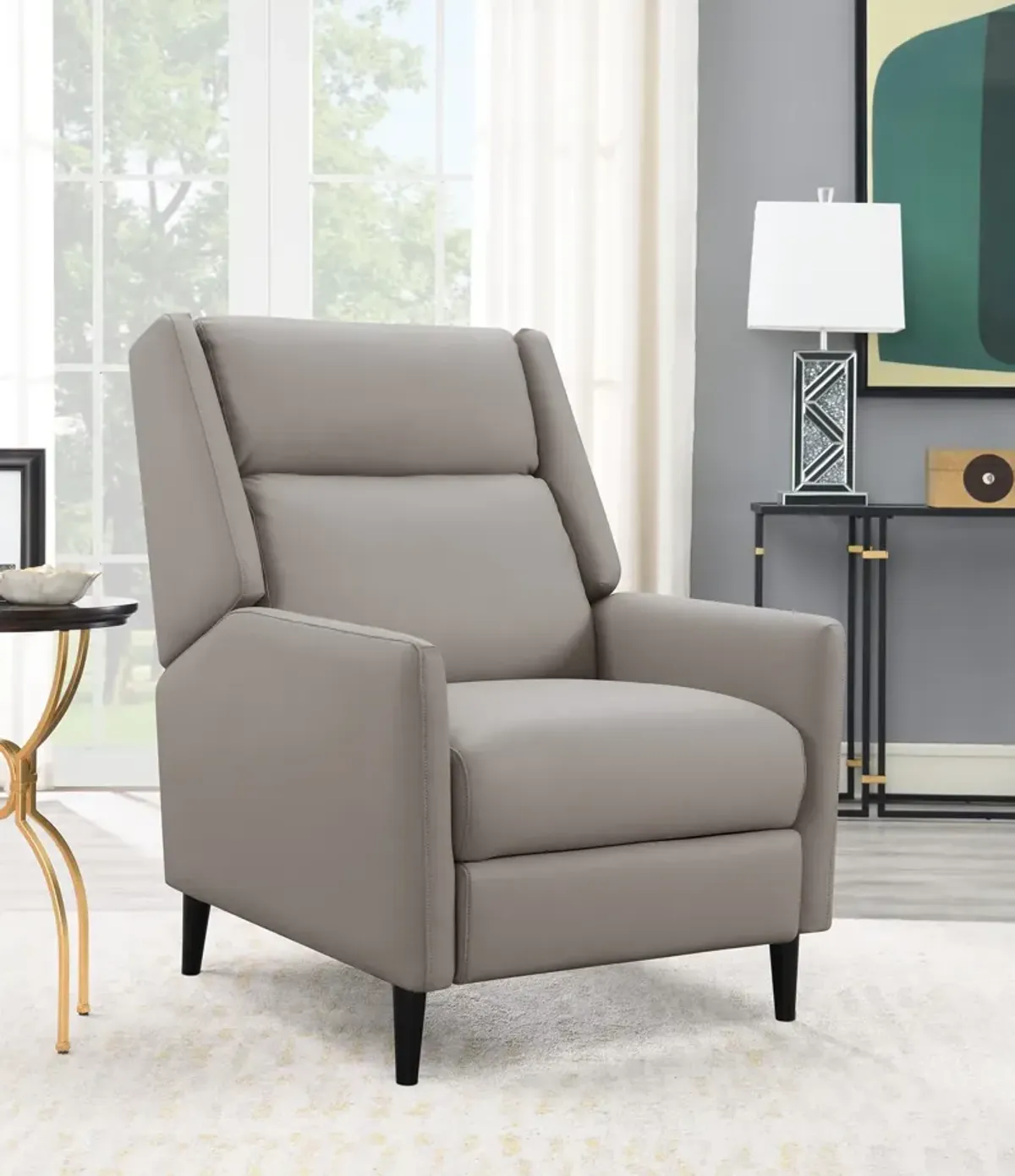 Winston Push Back Recliner - Taupe