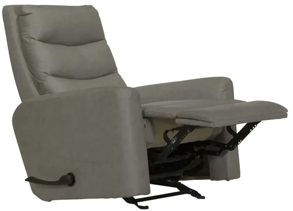 Merlin Glider Recliner - Silver