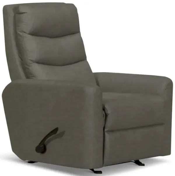 Merlin Glider Recliner - Silver