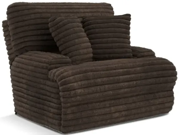 Portia Power Recliner - Chocolate