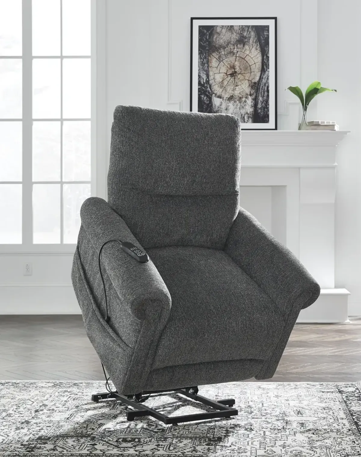 Henry Power Lift Chair - Charcoal