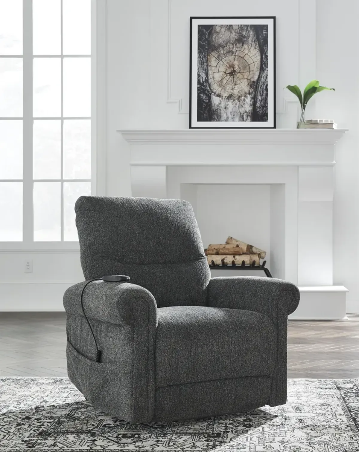 Henry Power Lift Chair - Charcoal