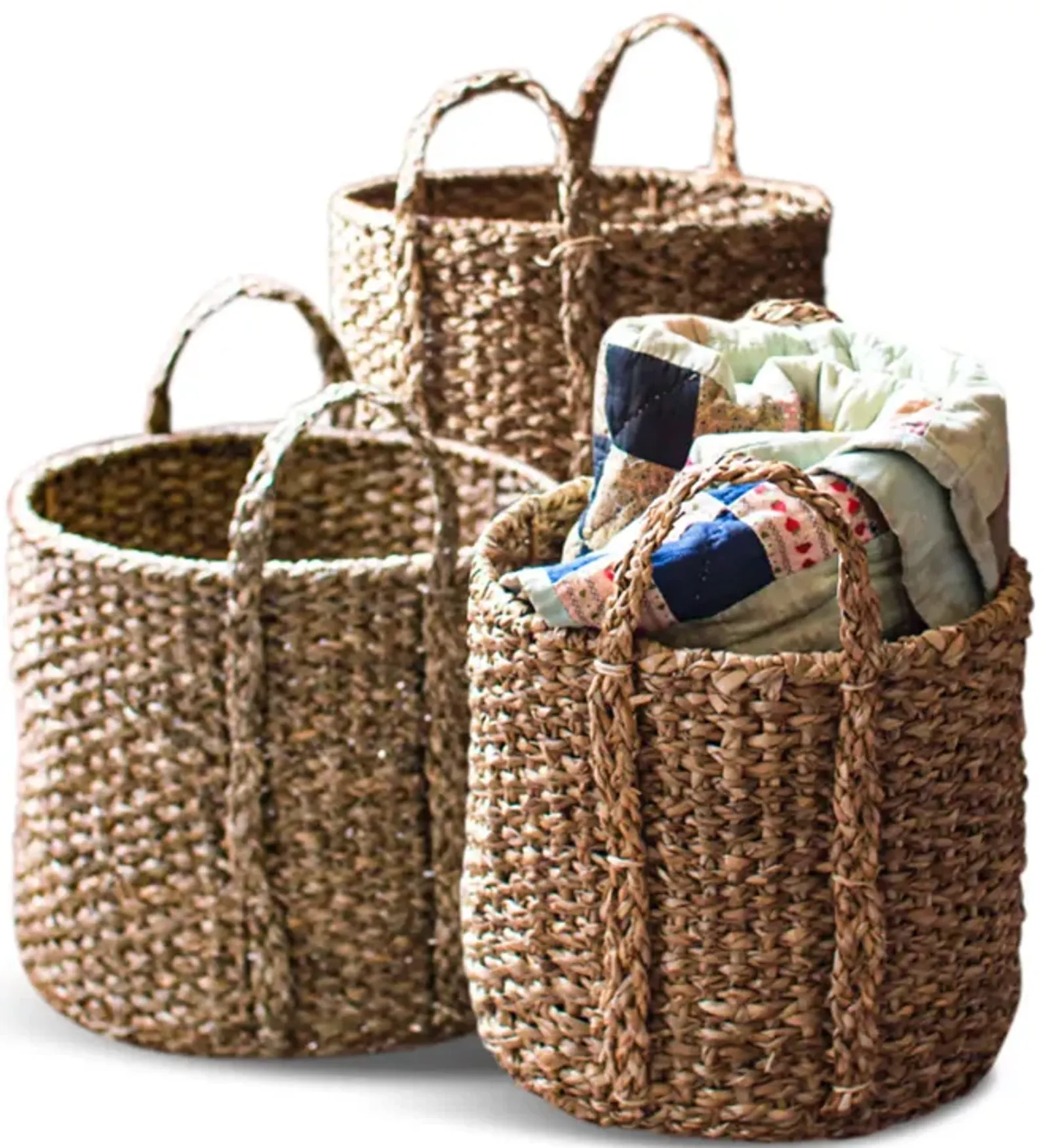 Seagrass Storage Baskets - Set of 3