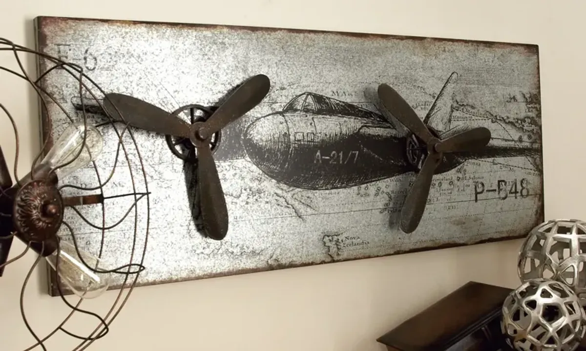 Industrial Metal Wall Decor 