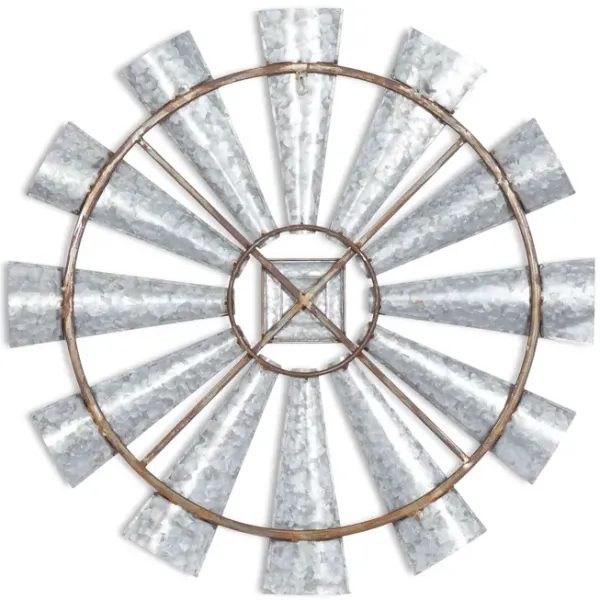 Windmill Metal Wall Decor 