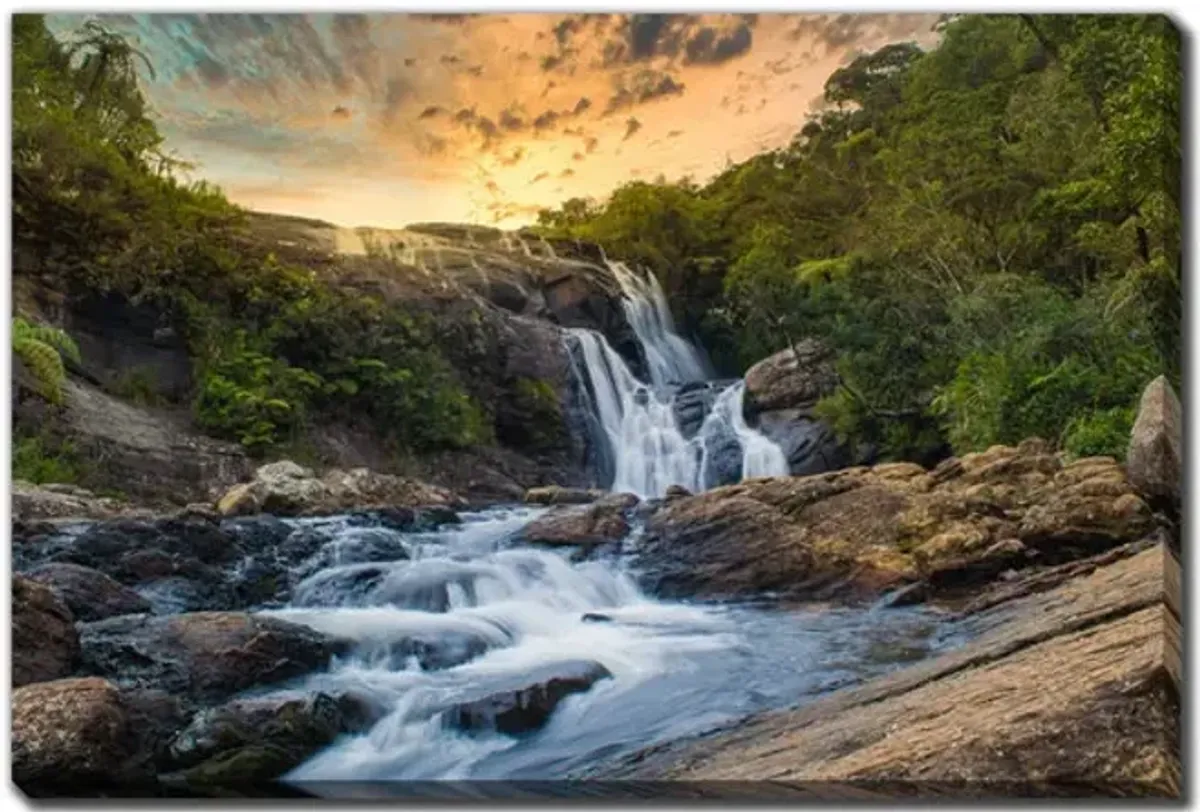 Bakers Falls Canvas Art