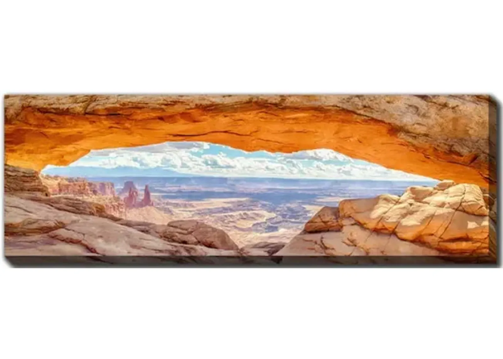 Mesa Arch Panoramic Canvas Art