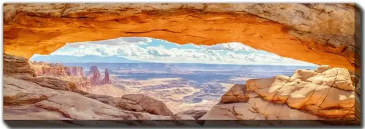 Mesa Arch Panoramic Canvas Art