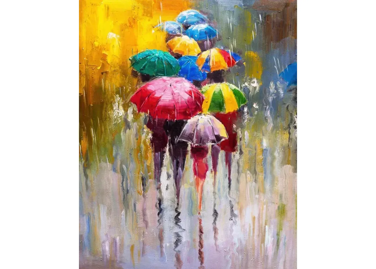 Umbrella Statement Giclee Canvas Art