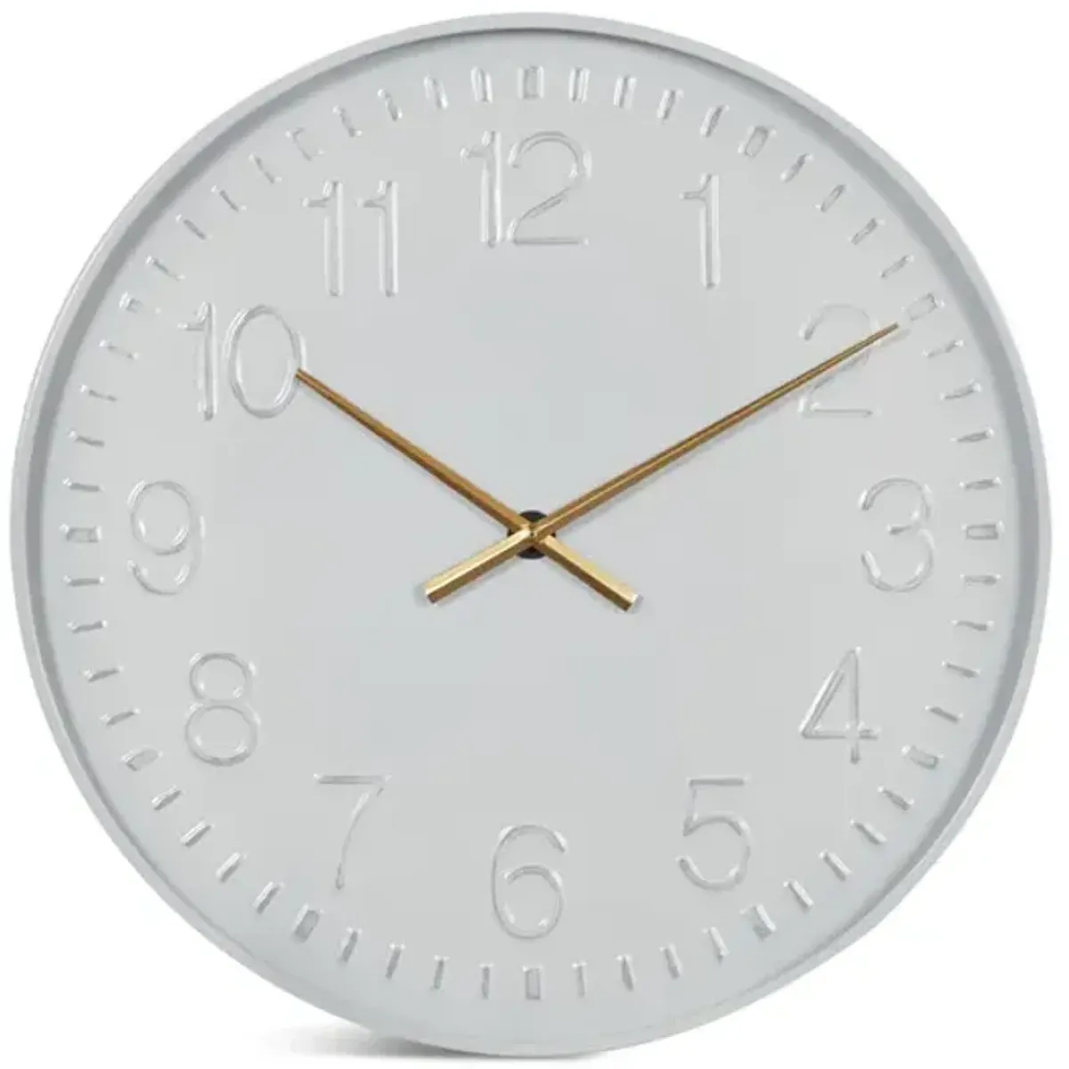 White Metal Clock