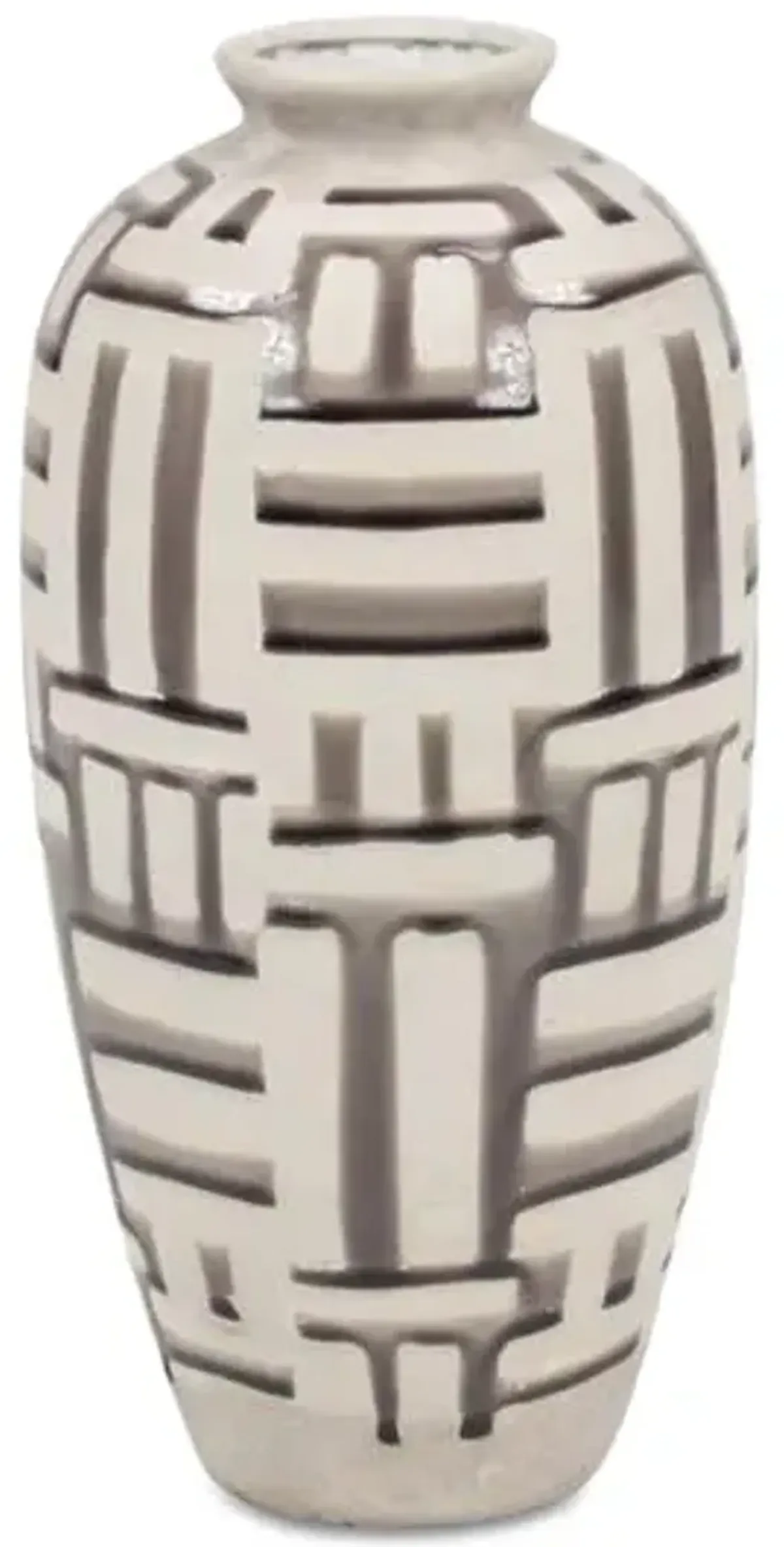 Ivory Pattern Vase