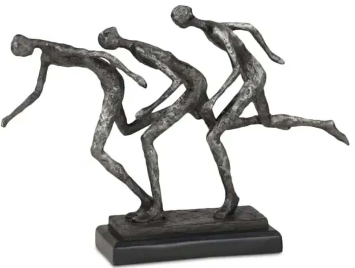 3 Running Men Sculpture