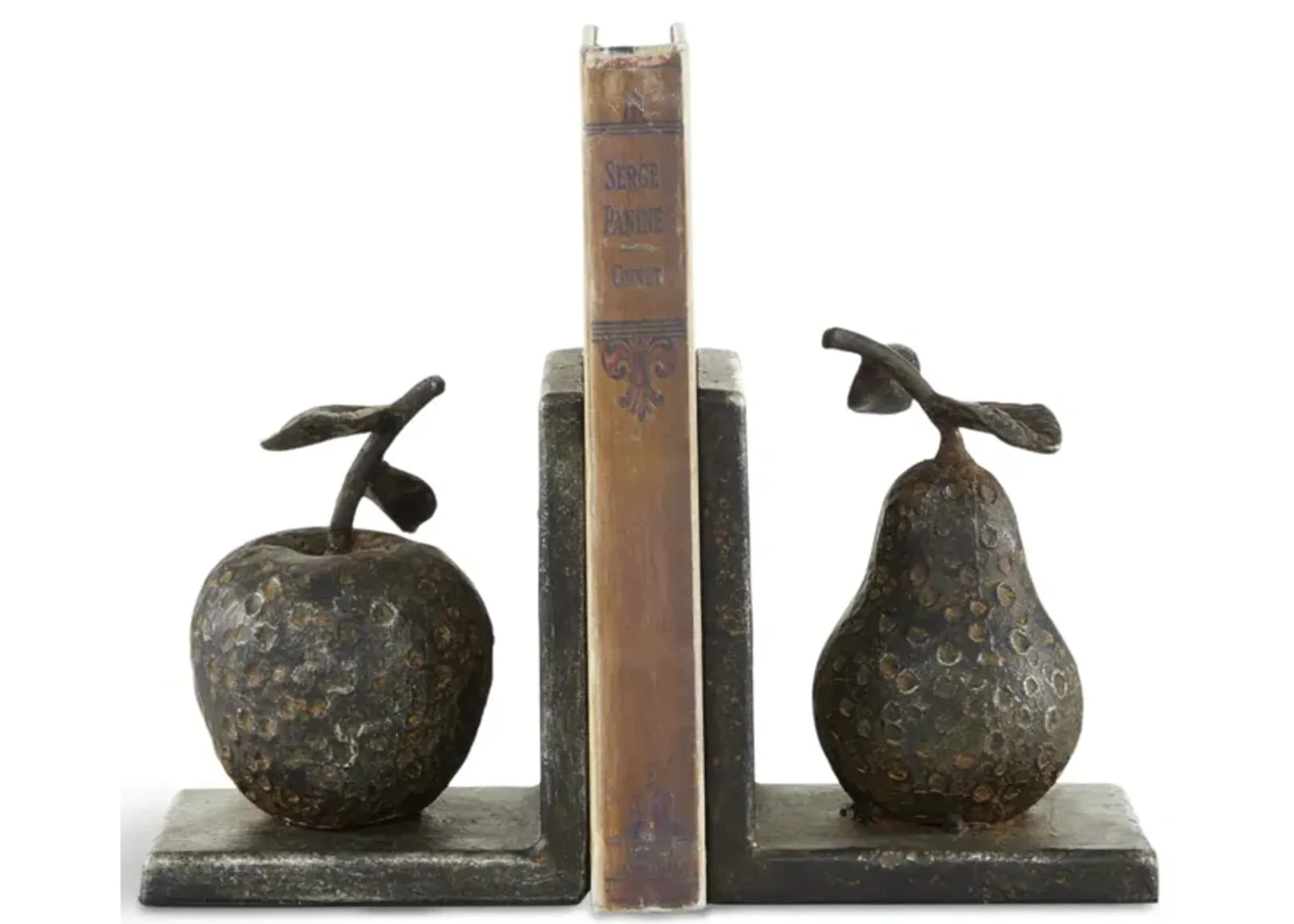 Metal Fruit Bookends