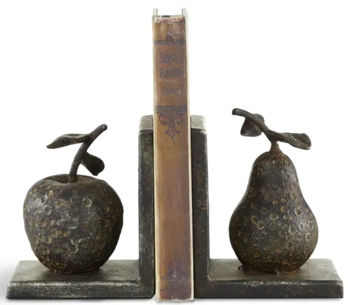 Metal Fruit Bookends