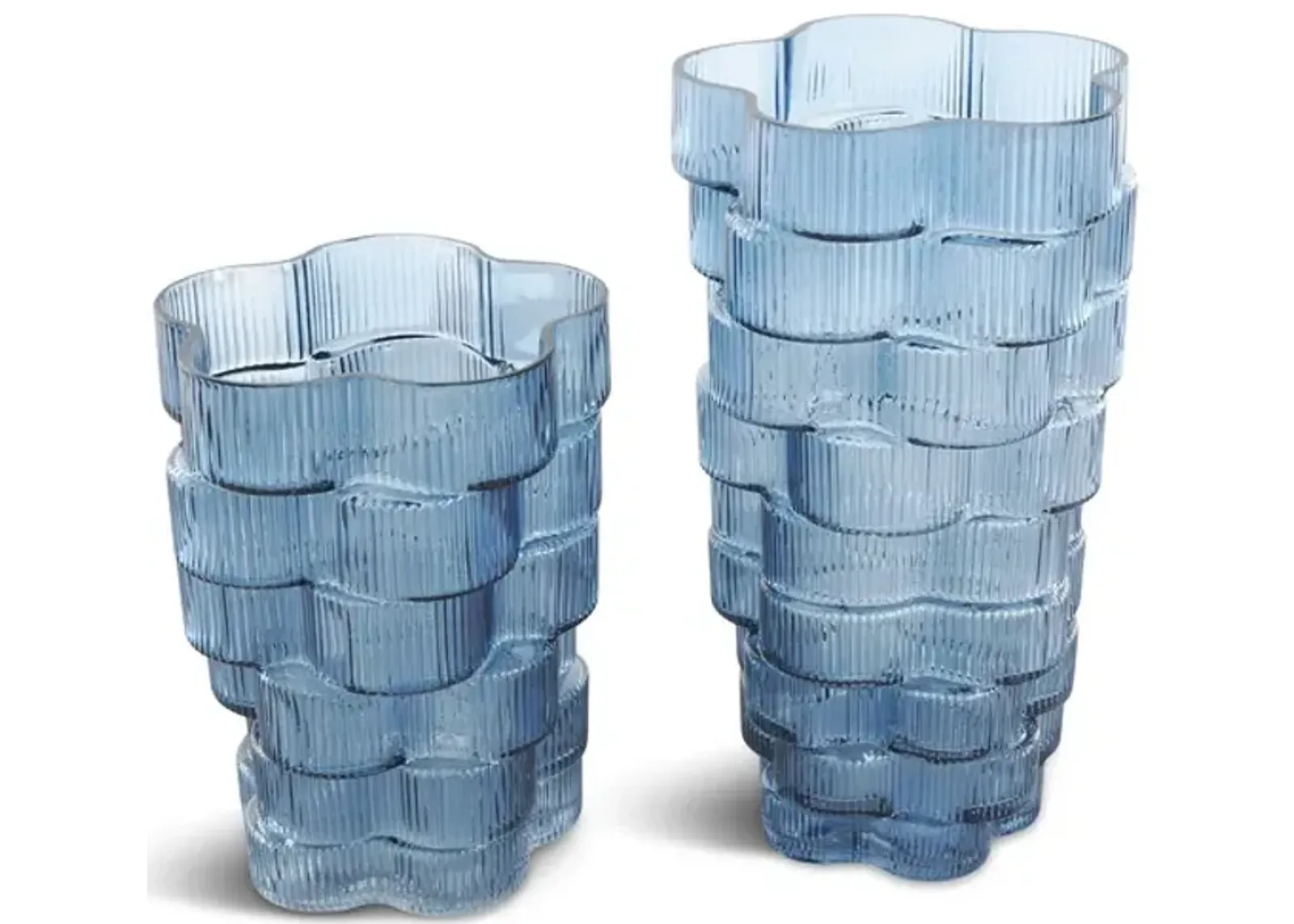 Stacked Flower Vase Set