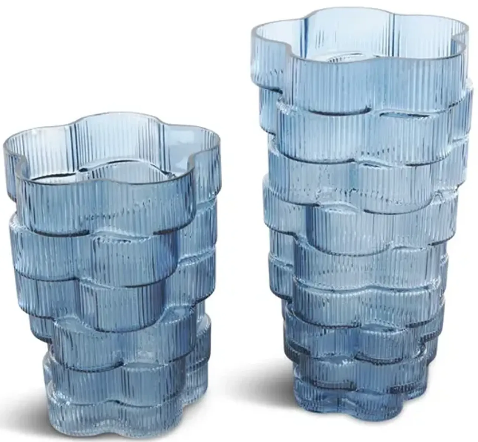 Stacked Flower Vase Set