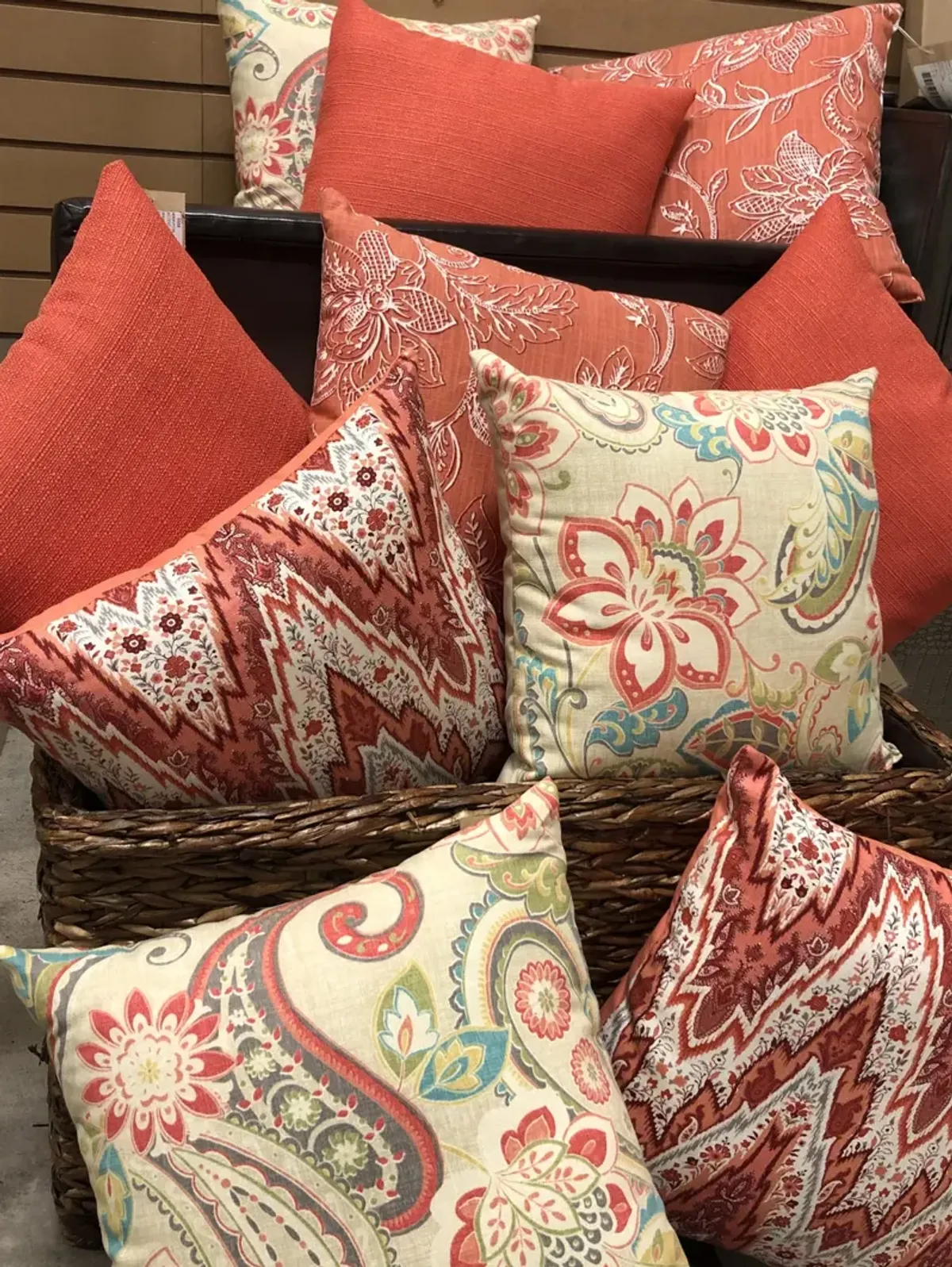 Benson Coral Accent Pillow