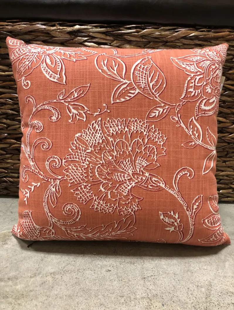 Benson Coral Accent Pillow