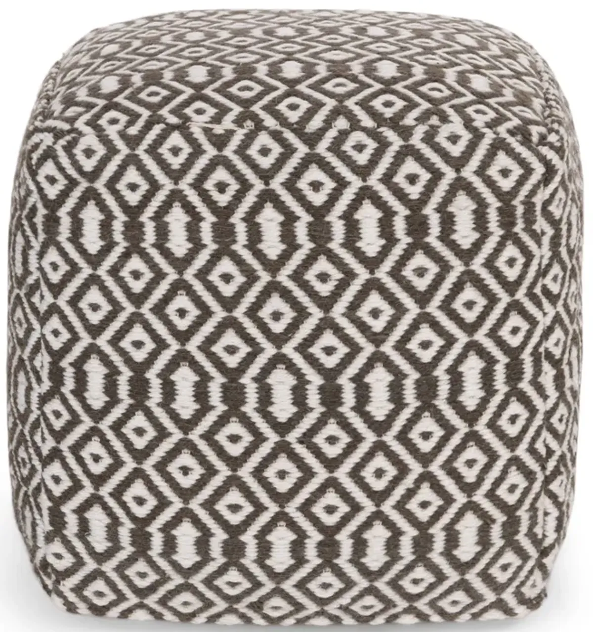 Daisy Square Pouf