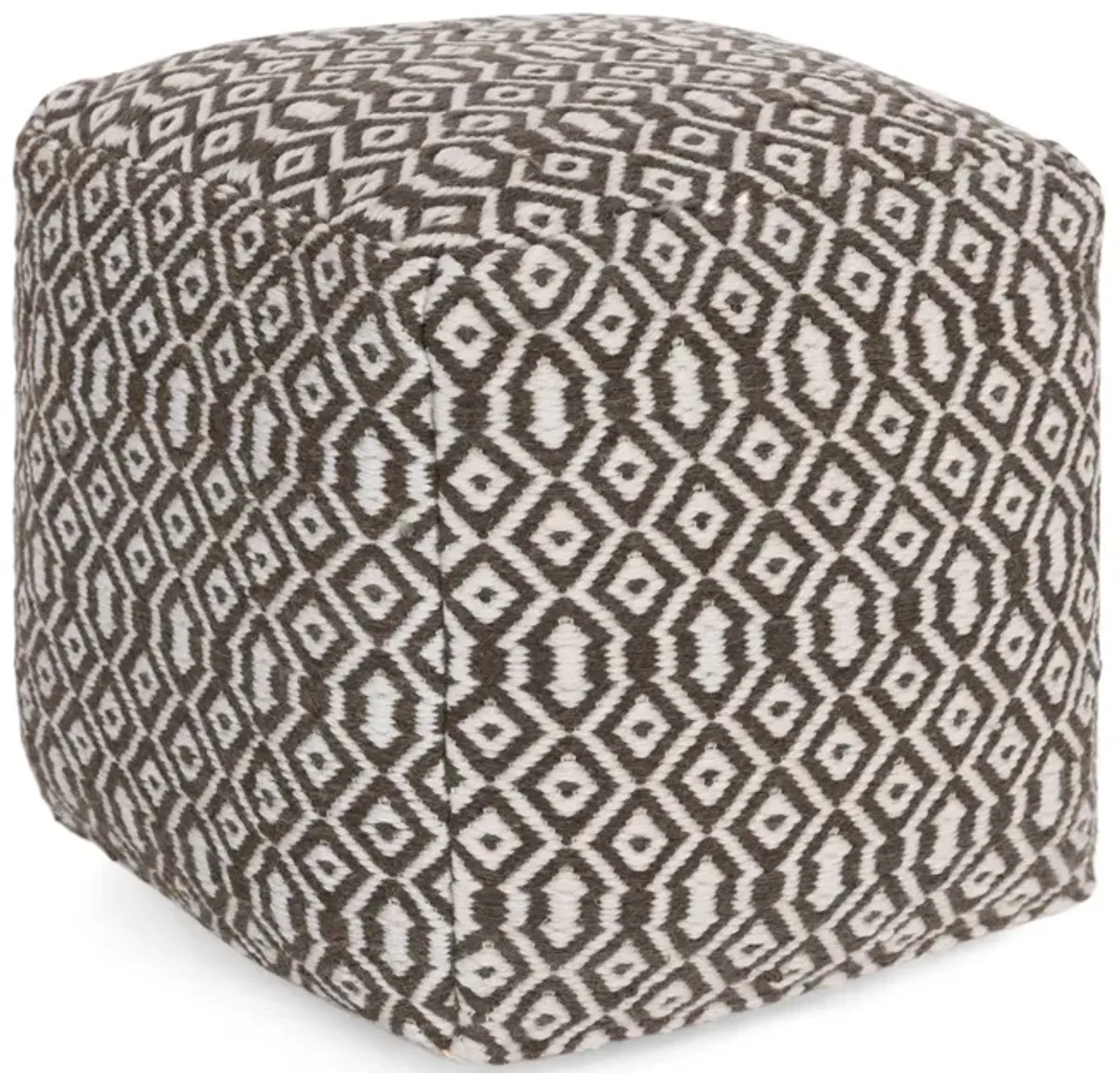 Daisy Square Pouf