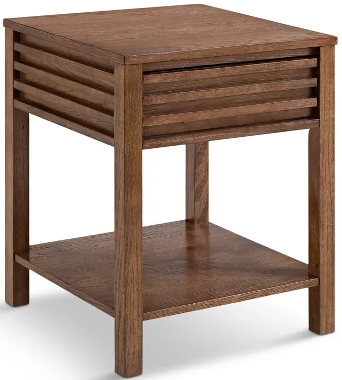 Celeste End Table - Brown Oak