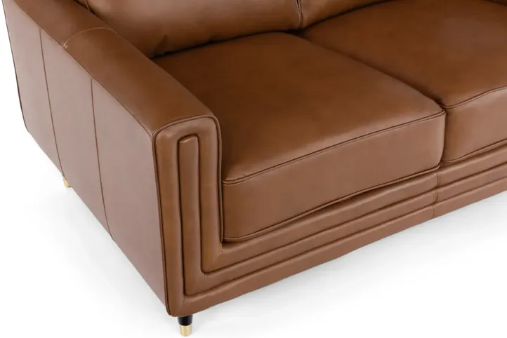 Byron Leather Loveseat