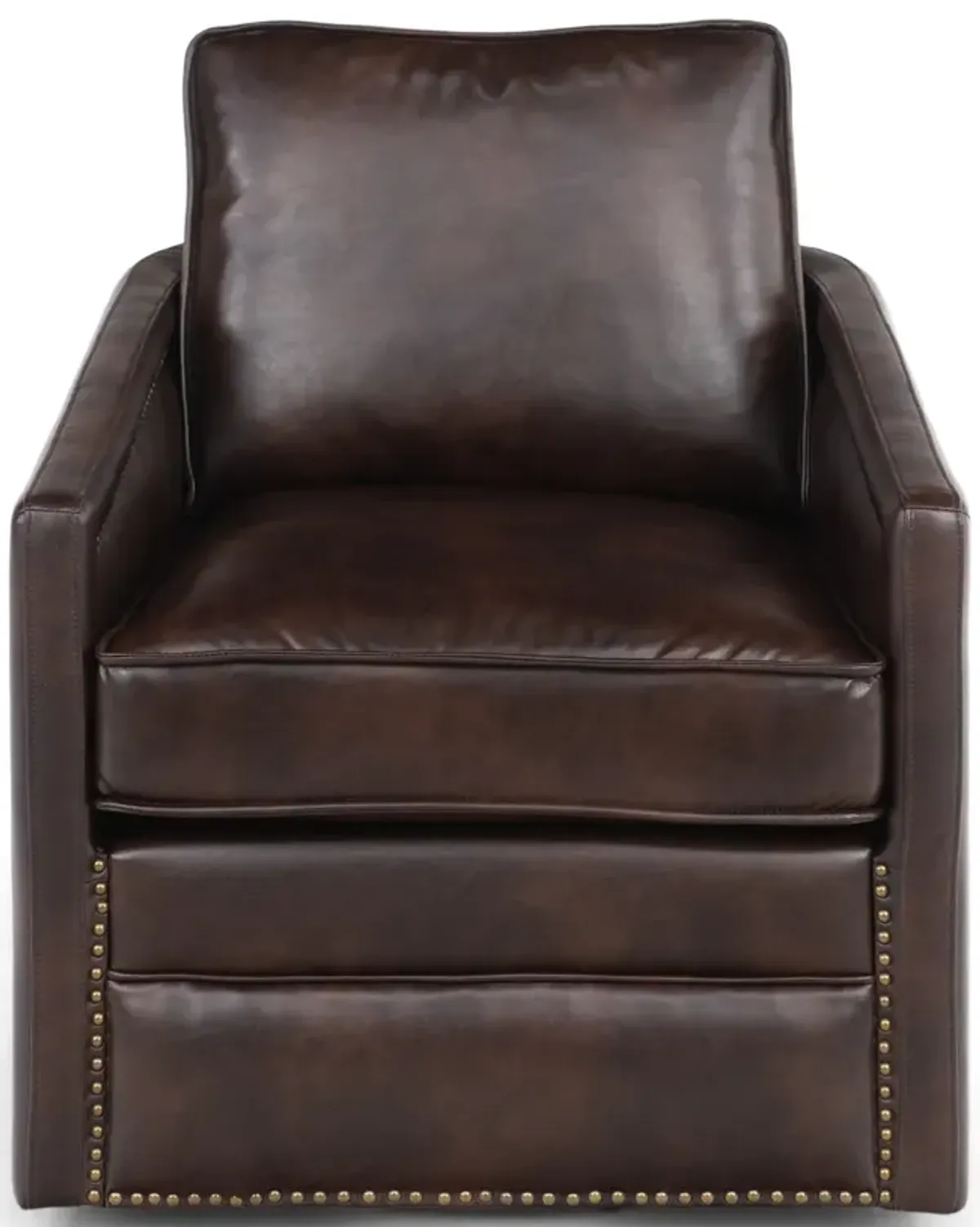 Itasca Swivel Chair - Dark Brown