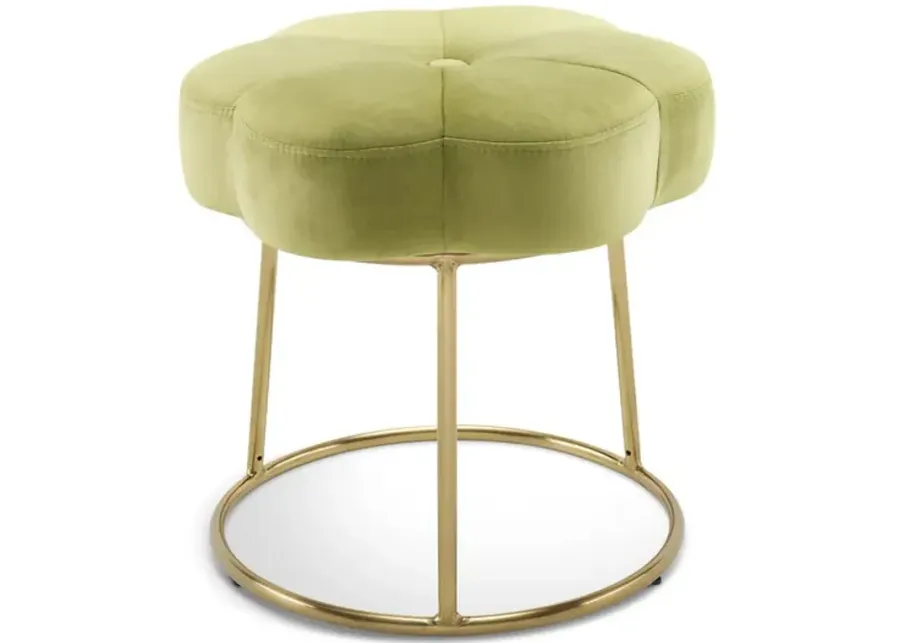 Dahlia Vanity Stool - Green