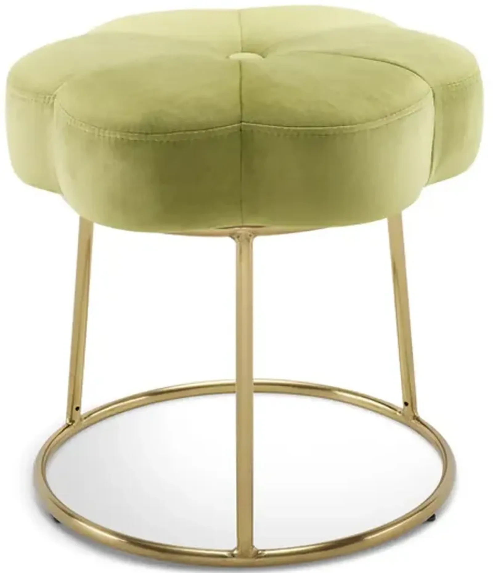 Dahlia Vanity Stool - Green