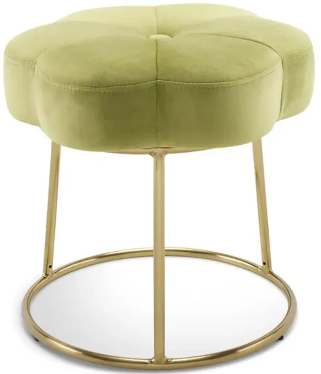 Dahlia Vanity Stool - Green