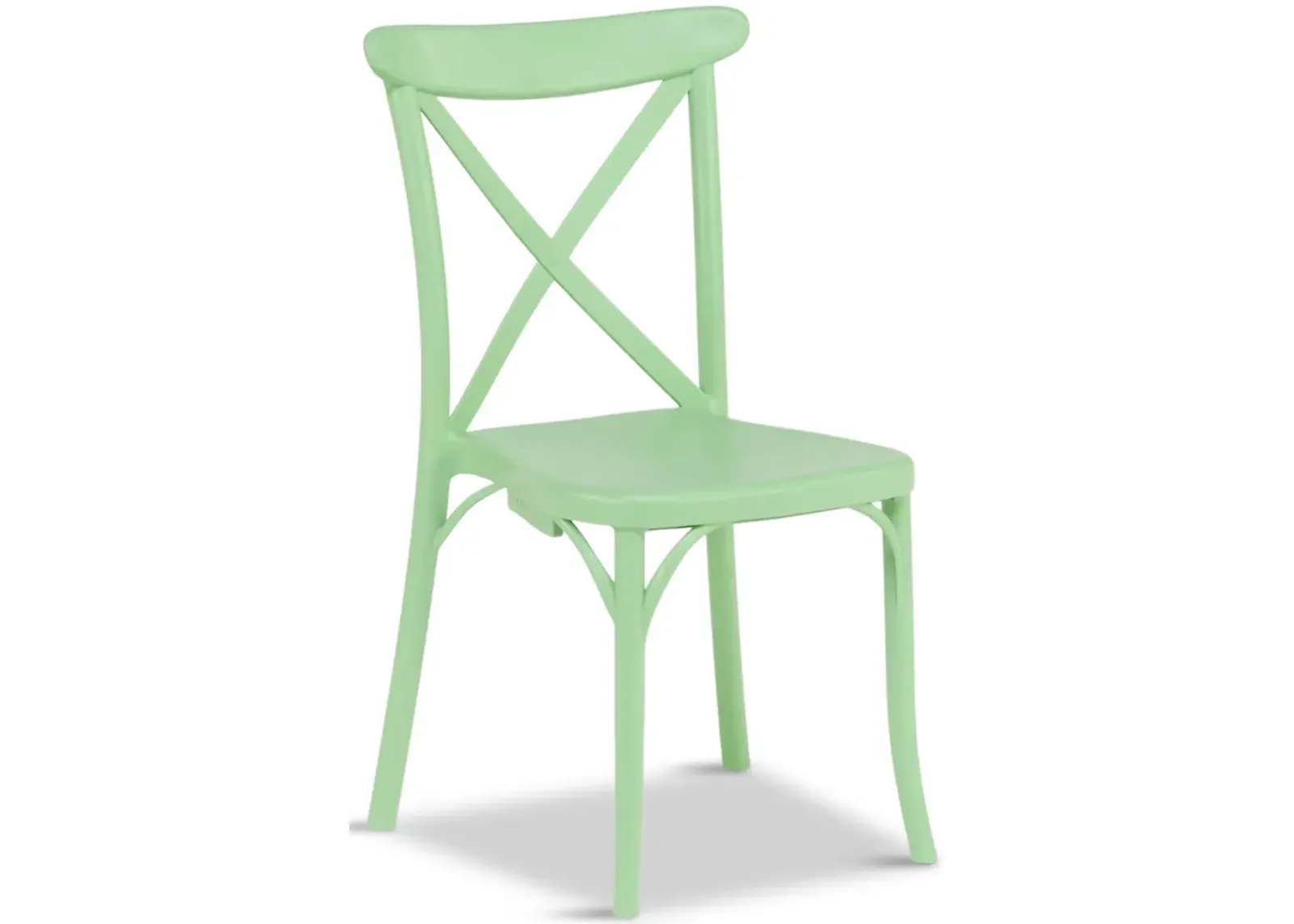 X Back Patio Chair - Green