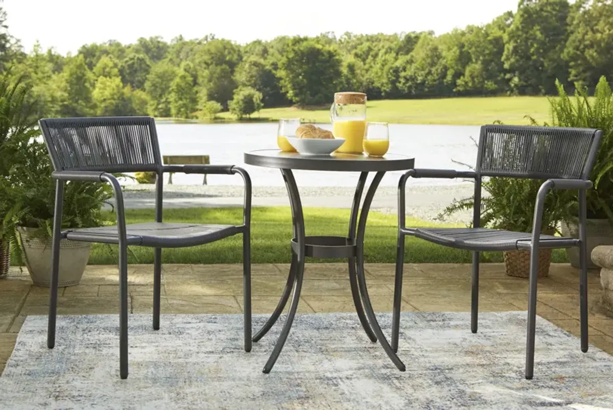 Crystal Breeze 3 Piece Bistro Set