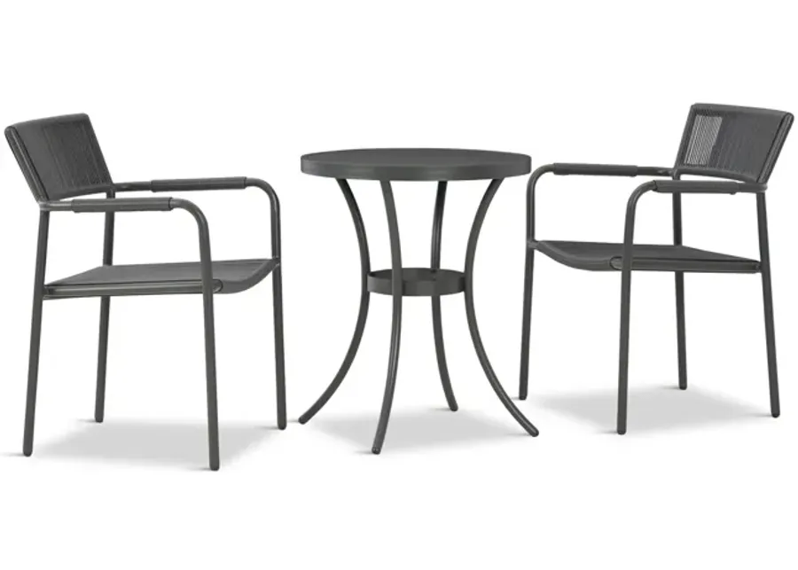 Crystal Breeze 3 Piece Bistro Set