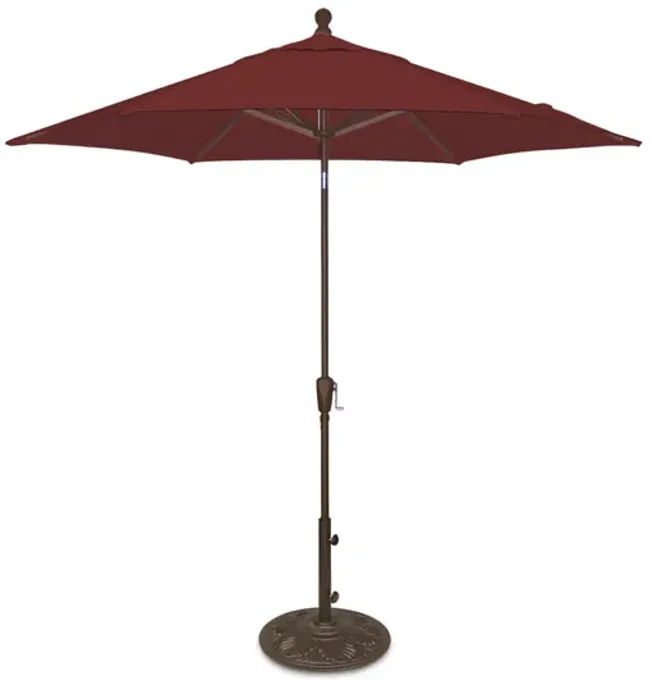 9  Market Umbrella With Bronze Pole - Henna