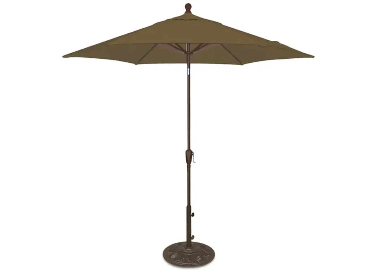 9  Market Umbrella With Bronze Pole - Sesame Linen