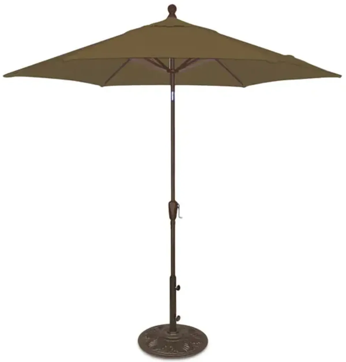 9  Market Umbrella With Bronze Pole - Sesame Linen