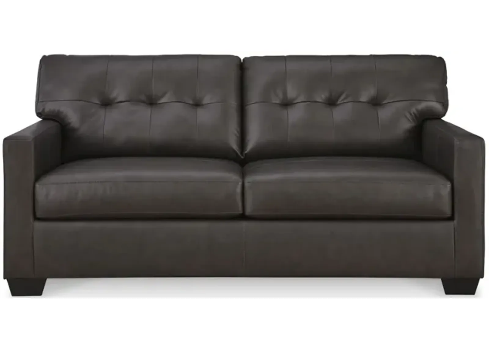 Elsa Leather Sofa - Storm