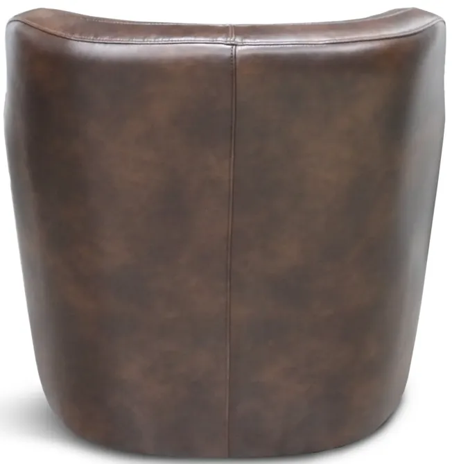 Kalla Swivel Chair - Chocolate